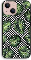 Case Company® - iPhone 13 mini hoesje - Geometrische jungle - Biologisch Afbreekbaar Telefoonhoesje - Bescherming alle Kanten en Schermrand