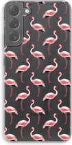 Case Company® - Samsung Galaxy S22 Plus hoesje - Flamingo - Soft Cover Telefoonhoesje - Bescherming aan alle Kanten en Schermrand