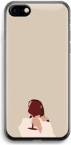 Case Company® - iPhone 7 hoesje - I drink wine - Soft Cover Telefoonhoesje - Bescherming aan alle Kanten en Schermrand