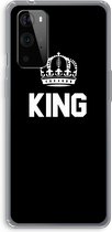 Case Company® - OnePlus 9 Pro hoesje - King zwart - Soft Cover Telefoonhoesje - Bescherming aan alle Kanten en Schermrand