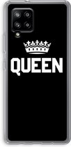 Case Company® - Samsung Galaxy A42 5G hoesje - Queen zwart - Soft Cover Telefoonhoesje - Bescherming aan alle Kanten en Schermrand
