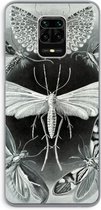 Case Company® - Xiaomi Redmi Note 9 Pro hoesje - Haeckel Tineida - Soft Cover Telefoonhoesje - Bescherming aan alle Kanten en Schermrand