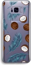 Case Company® - Samsung Galaxy S8 hoesje - Kokosnoot - Soft Cover Telefoonhoesje - Bescherming aan alle Kanten en Schermrand