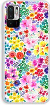 Case Company® - Xiaomi Redmi Note 10 5G hoesje - Little Flowers - Soft Cover Telefoonhoesje - Bescherming aan alle Kanten en Schermrand
