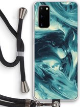 Case Company® - Samsung Galaxy S20 hoesje met Koord - Dreaming About Whales - Telefoonhoesje met Zwart Koord - Bescherming aan alle Kanten en Over de Schermrand