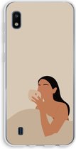 Case Company® - Samsung Galaxy A10 hoesje - Fresh coffee - Soft Cover Telefoonhoesje - Bescherming aan alle Kanten en Schermrand