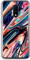 Case Company® - OnePlus 7 hoesje - Quantum Being - Soft Cover Telefoonhoesje - Bescherming aan alle Kanten en Schermrand