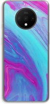 Case Company® - OnePlus 7T hoesje - Zweverige regenboog - Soft Cover Telefoonhoesje - Bescherming aan alle Kanten en Schermrand