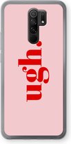 Case Company® - Xiaomi Redmi 9 hoesje - Ugh - Soft Cover Telefoonhoesje - Bescherming aan alle Kanten en Schermrand