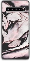 Case Company® - Samsung Galaxy S10 5G hoesje - Roze stroom - Soft Cover Telefoonhoesje - Bescherming aan alle Kanten en Schermrand
