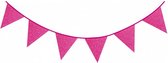 feestslinger met glitters 6m fuchsia