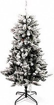 kunstkerstboom met sneeuw polyresin 180 cm