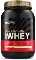 Optimum Nutrition Gold Standard 100% Whey Protein – Vanilla Ice Cream – Proteine Poeder – Eiwitshake – 900 gram (28 servings)