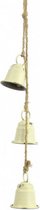 kerstbellen Graham 5,7 x 5,7 x 53 cm staal wit
