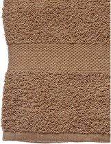 handdoek 70 x 130 cm katoen bruin
