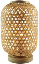 tafellamp 25 x 38 cm E27 bamboe lichtbruin