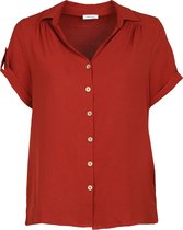 Paprika Dames Hemd met kokosknopen - Blouse - Maat 54