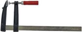 lijmklem 30 x 12 cm staal/hout zilver
