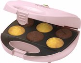 cupcake maker Sweet Dreams 750W 25 cm RVS roze