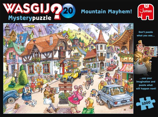 Wasgij Mystery 20 Vakantie in de Bergen! puzzel - 1000 stukjes - Wasgij
