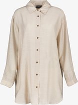 TwoDay lange dames blouse zand - Beige - Maat L