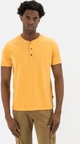 camel active Henley met korte mouwen in biologisch katoen