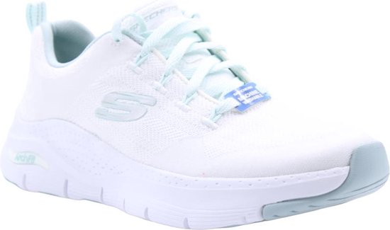 Skechers - ARCH FIT - COMFY WAVE - White/Mint
