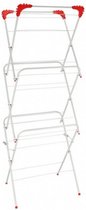 droogrek opvouwbaar 49 x 40 x 138 cm staal zilver