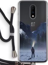 Case Company® - OnePlus 7 hoesje met Koord - Wanderlust - Telefoonhoesje met Zwart Koord - Bescherming aan alle Kanten en Over de Schermrand