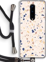 Case Company® - OnePlus 8 hoesje met Koord - Terrazzo N°23 - Telefoonhoesje met Zwart Koord - Bescherming aan alle Kanten en Over de Schermrand