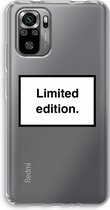 Case Company® - Xiaomi Redmi Note 10S hoesje - Limited edition - Soft Cover Telefoonhoesje - Bescherming aan alle Kanten en Schermrand