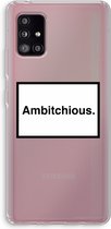 Case Company® - Samsung Galaxy A51 5G hoesje - Ambitchious - Soft Cover Telefoonhoesje - Bescherming aan alle Kanten en Schermrand