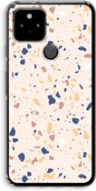 Case Company® - Google Pixel 5 hoesje - Terrazzo N°23 - Soft Cover Telefoonhoesje - Bescherming aan alle Kanten en Schermrand