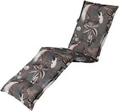 ligbedkussen Sofie 200 x 65 cm katoen/polyester taupe