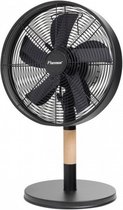tafelventilator 35W 57 x 35 cm hout/staal zwart