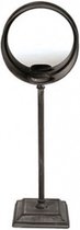 theelichthouder Gerd 19 x 72 cm staal zwart