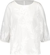 GERRY WEBER Dames Blouse met bloemenborduursel