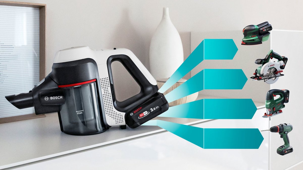 Bosch Unlimited 7 BSS711W - draadloze steelstofzuiger - zakloos - zwart – foto 7