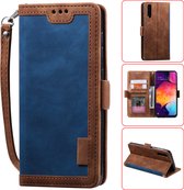 Book Case Samsung Galaxy S22 Ultra | Hoogwaardig PU Leren Hoesje | Lederen Wallet Case | Luxe Uitstraling | Telefoonhoesje | Pasjeshouder | Portemonnee | Blauw