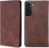 Book Case Samsung Galaxy S22 Plus | Hoogwaardig PU Leren Telefoonhoesje | Lederen Wallet Case | Luxe Uitstraling | Pasjeshouder | Bruin
