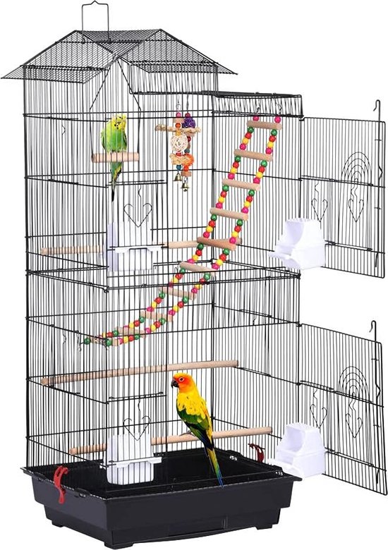 FURNIBELLA - Cage à oiseaux avec jouets pour oiseaux, jouets de cage, cage  à perruche,... | bol.com