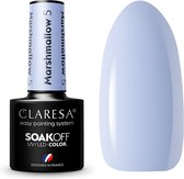 Claresa UV/LED Gellak Marshmallow #5 - Lichtblauw - Glanzend - Gel nagellak