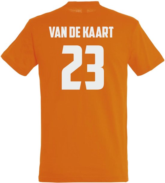 T-shirt Van de kaart | oranje koningsdag kleding | oranje t-shirt | Oranje  | maat M | bol.com