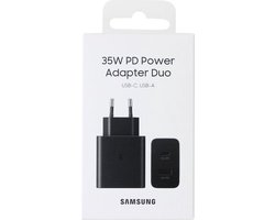 Samsung - Power Duo Adapter - 35W - Zwart