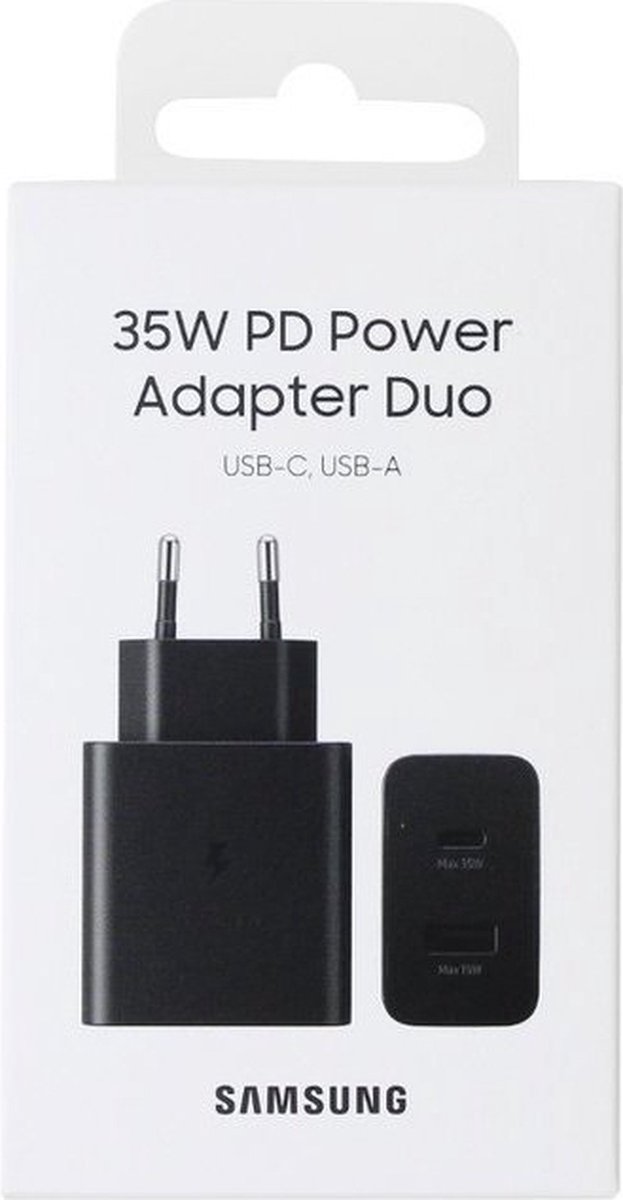 Samsung - Power Duo Adapter - 35W - Zwart