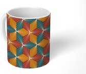 Mok - Koffiemok - Geometrie - Design - Mozaïek - Mokken - 350 ML - Beker - Koffiemokken - Theemok