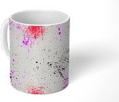 Mok - Patronen - Verf - Wit - Mokken - 350 ML - Beker - Uitdeelcadeautjes