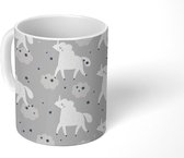 Mok - Meisjes - Eenhoorn - Patronen - Mokken - 350 ML - Beker - Uitdeelcadeautjes