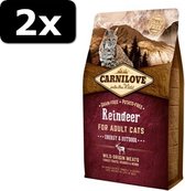 2x CARNILOVE REIND ENERGY/OUTDOOR 2KG