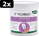 2x VETS BEST CLEAN EAR PADS 50ST